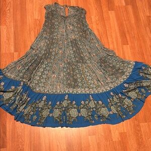 Free People Floral Bohemian Maxi Dress